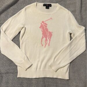 Ralph Lauren Pink Pony Sweater